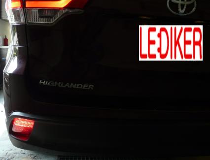 Toyota Highlander (III) XLE - lampa przeciwmgielna - tył