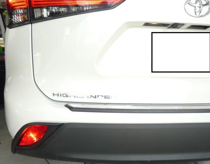 Toyota Highlander (IV) XLE - światło przeciwmgielne - tył