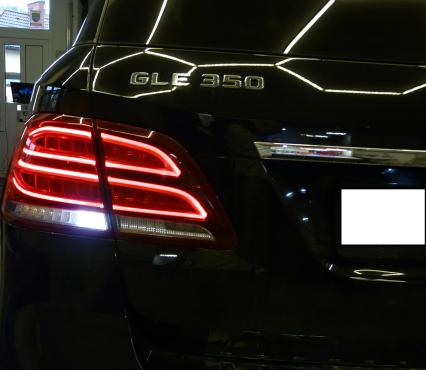 Mercedes GLE 350 (W166 ) 2017 - przeróbka tylnych lamp USA > EU