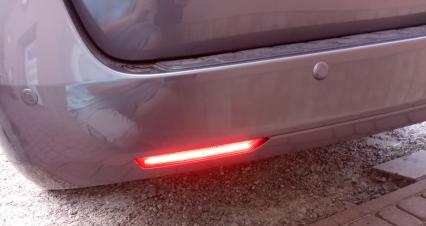 Honda Odyssey - światło przeciwmgielne (w odblasku zderzaka)
