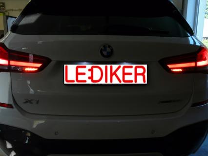 BMW X1 (2022) - modyfikacja tylnych lamp USA>EU