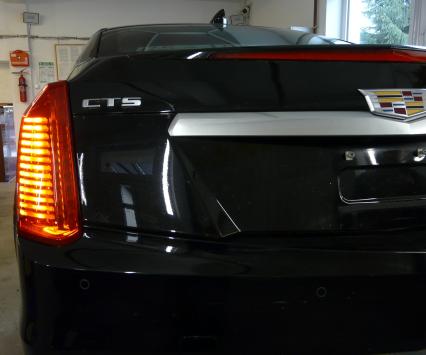 Cadillac CTS - modyfikacja tylnych lamp USA > EU