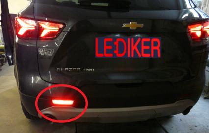 Chevrolet Blazer - modyfikacja tylnych lamp USA>EU + przeciwmgłowe