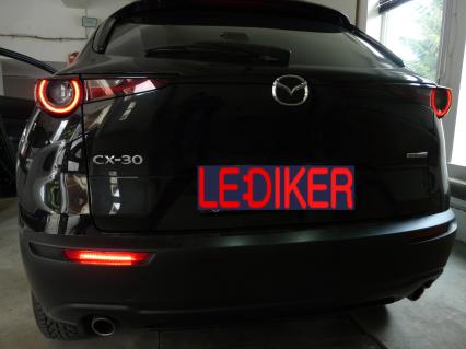 Mazda CX-30 (2019) - modyfikacja oświetlenia przód + przeciwmgłowe tył