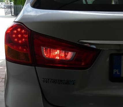 Mitsubishi ASX - tylne światło przeciwmgłowe