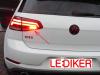 VW Golf VII GTi - modyfikacja tylnych lamp USA > EU